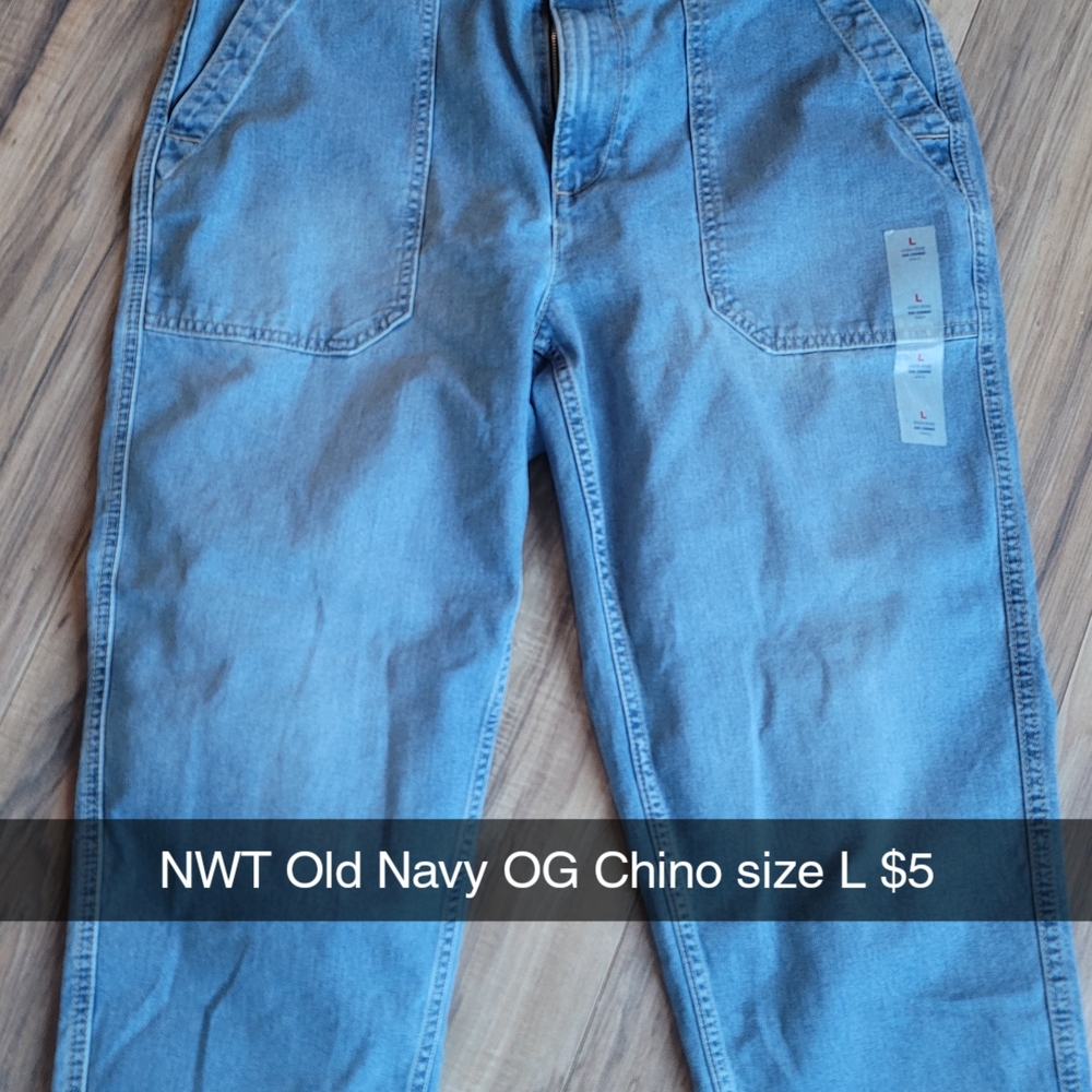 Old Navy Light Blue Chino Trousers